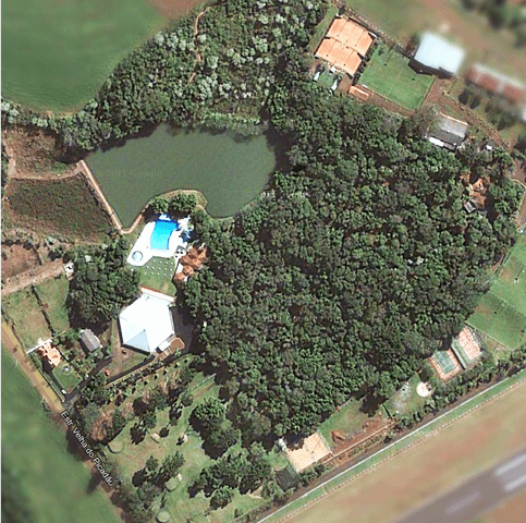 Área verde do clube